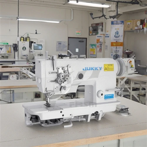 Funktionsprinzip der Doppelnadel-Doppelsteppstichmaschine
